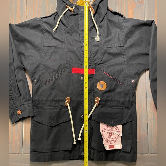 mens Garbstore canvas parka jacket - Picture 5 of 8